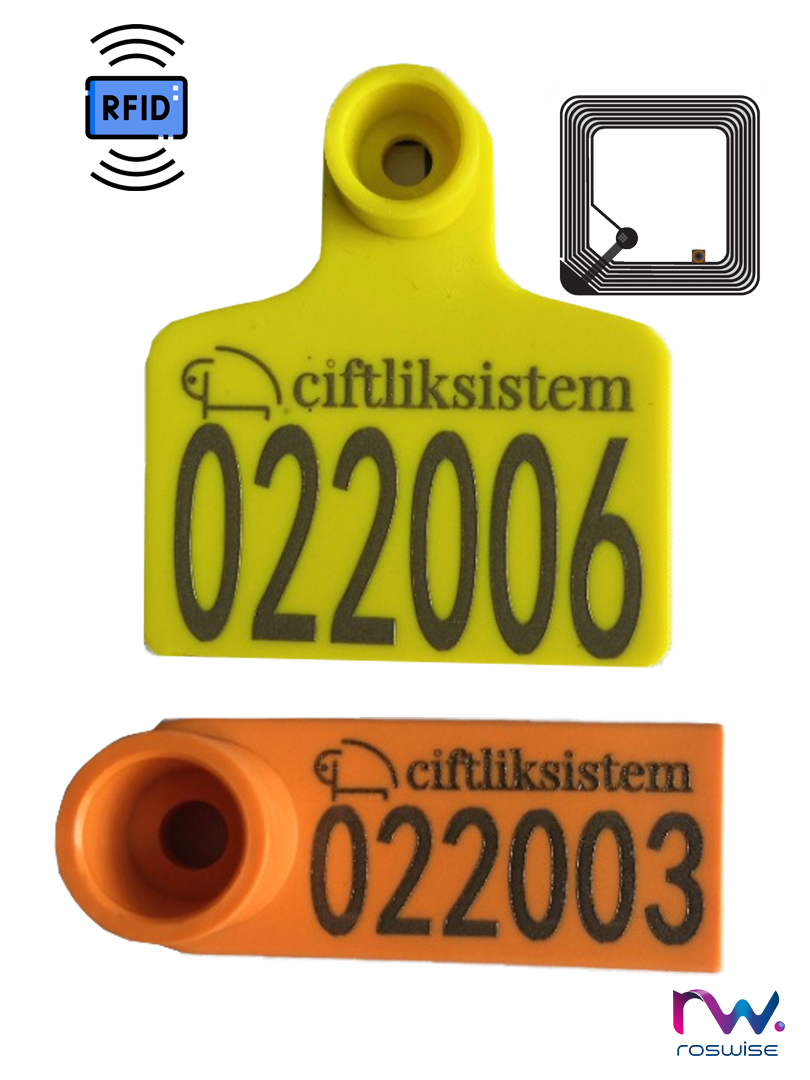 RFİD radyo frekans id dijital çipli hayvan küpesi